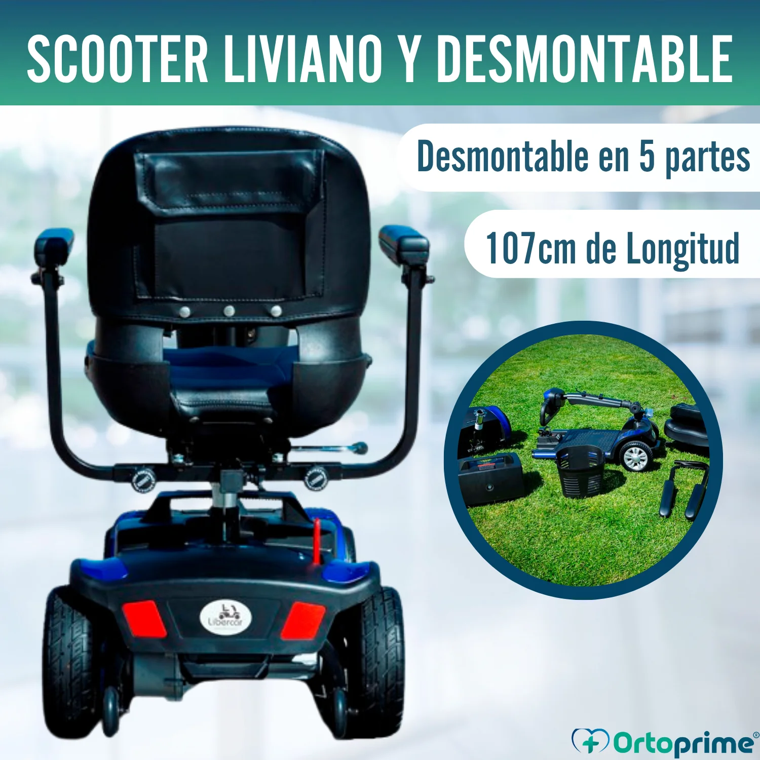 Scooter Eléctrico Compacto y Desmontable | 4 Ruedas - Image 8