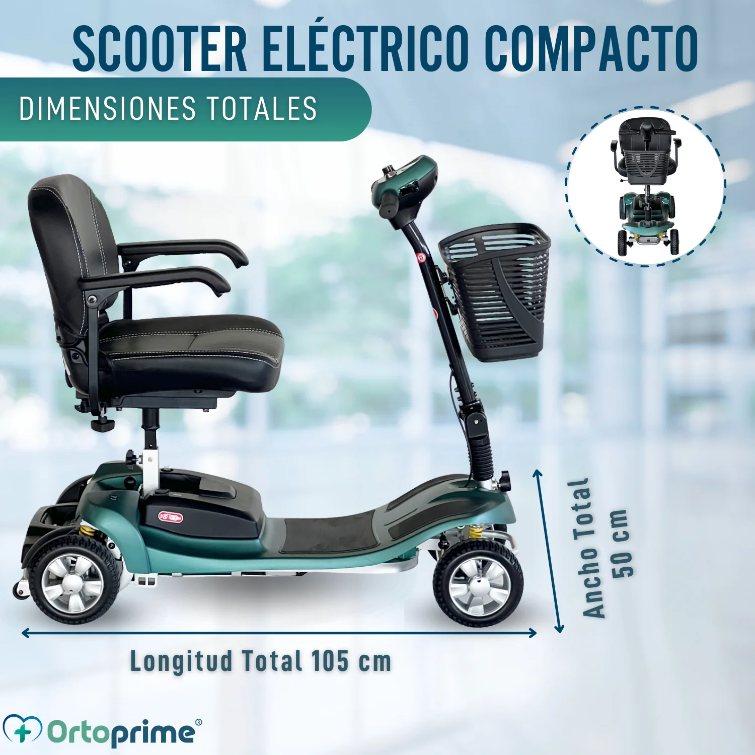 Scooter Eléctrico Desmontable | Batería de Litio de 40Ah - Image 2