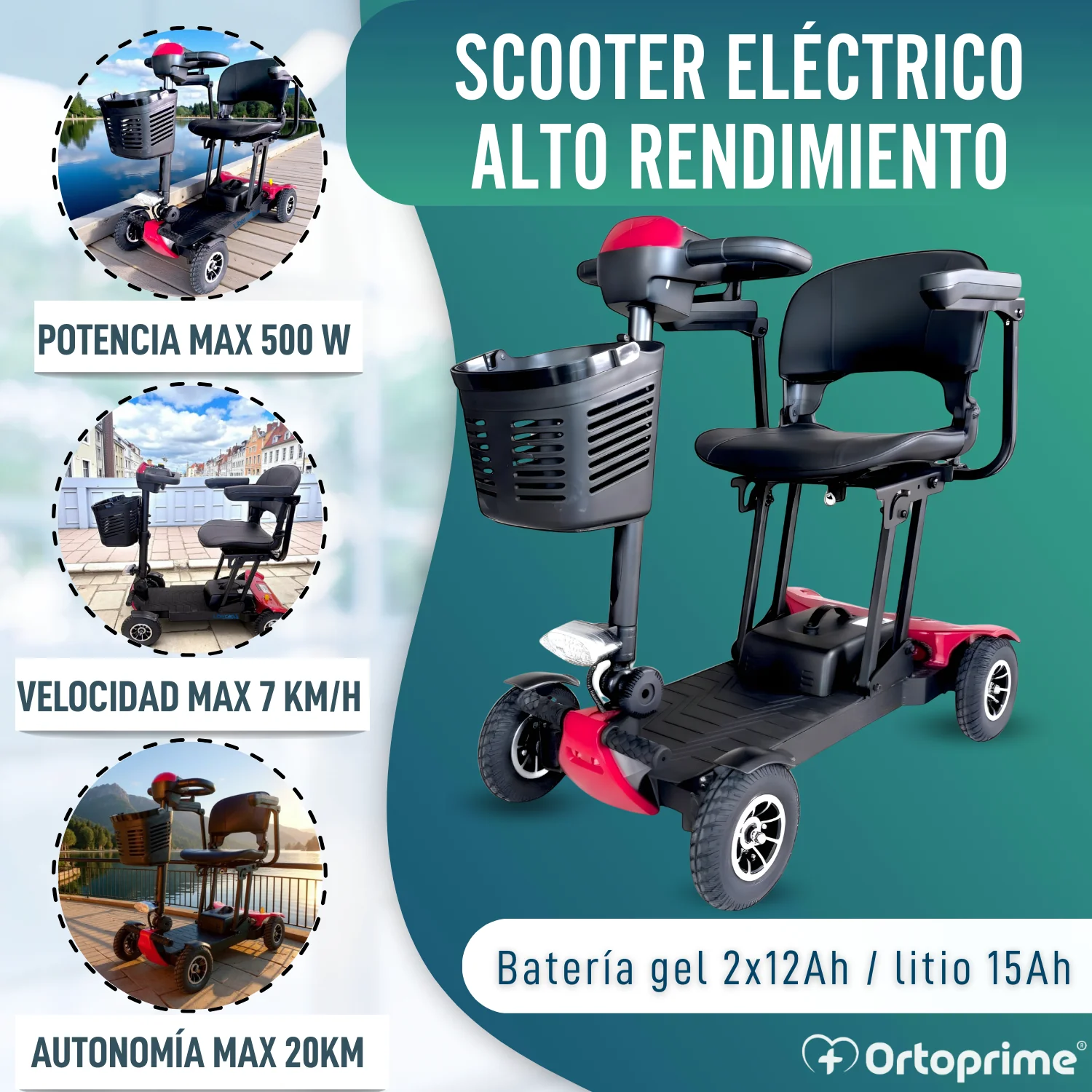 Scooter Eléctrico Ligero y Plegable | Estructura de Aluminio - Image 3