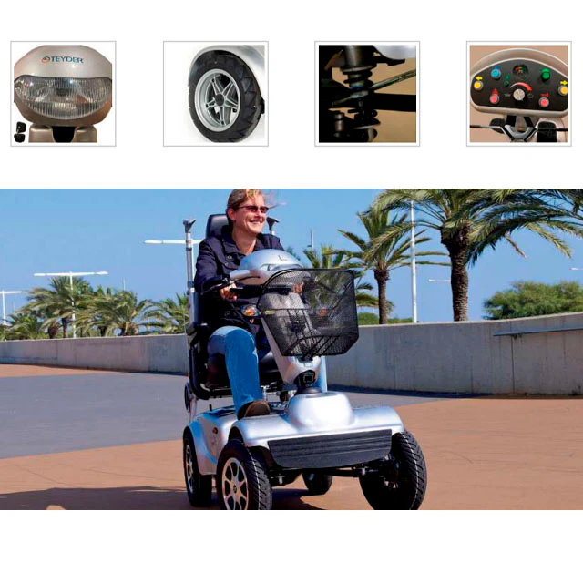 Scooter Eléctrico Minusválido Dúo Cuatro Ruedas Todo Terreno - Image 4