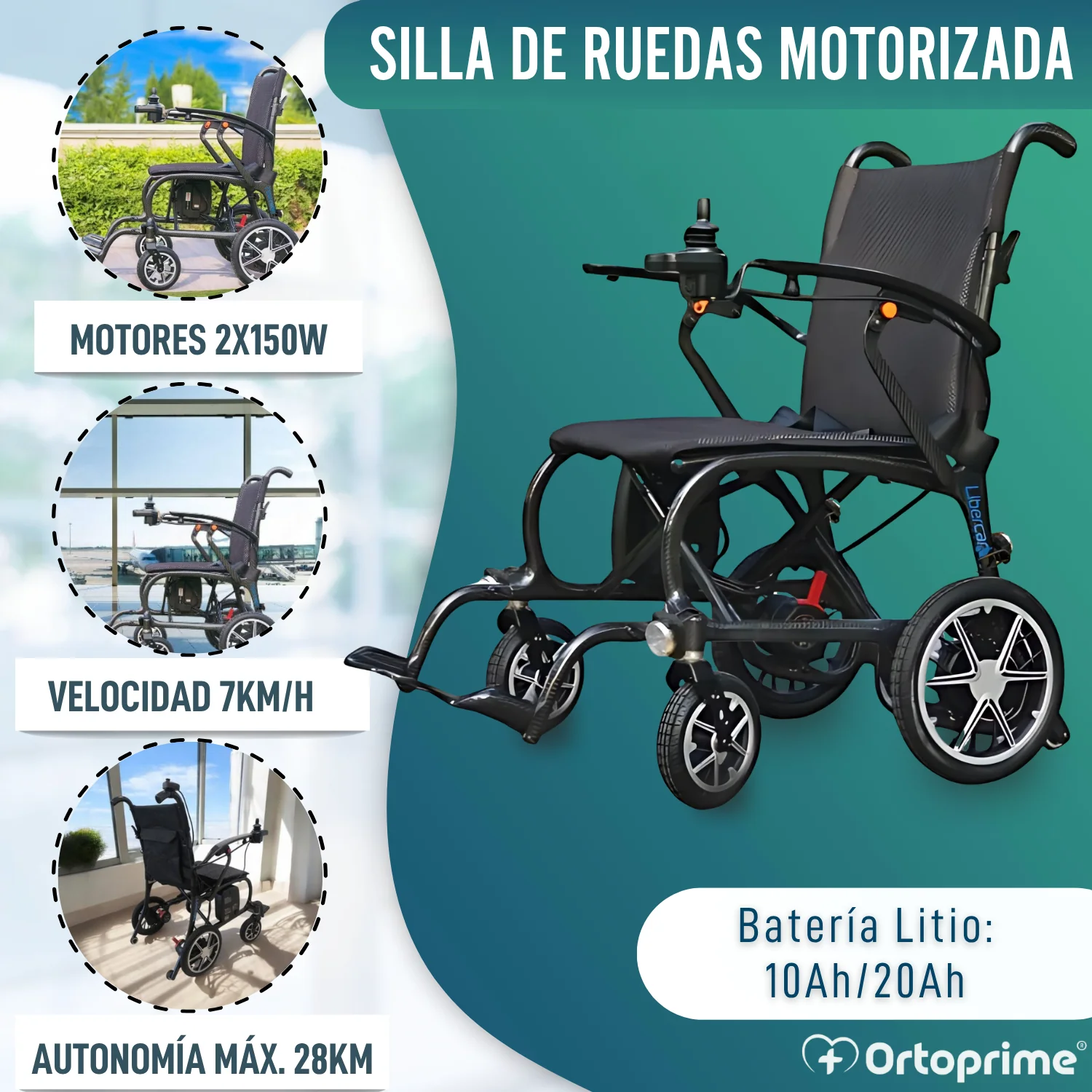 Silla Eléctrica para Minusválido Compacta | Fibra de Carbono - Image 3