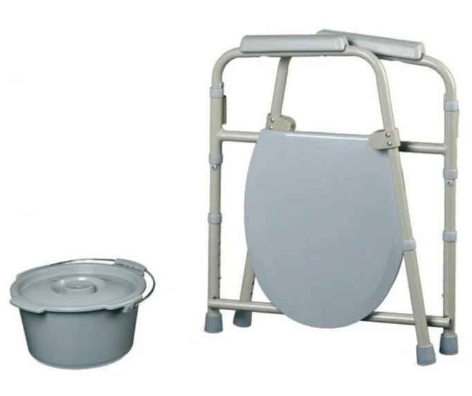 Silla WC Inodoro Portátil Plegable | Asistencia Sanitaria Domiciliar - Image 3