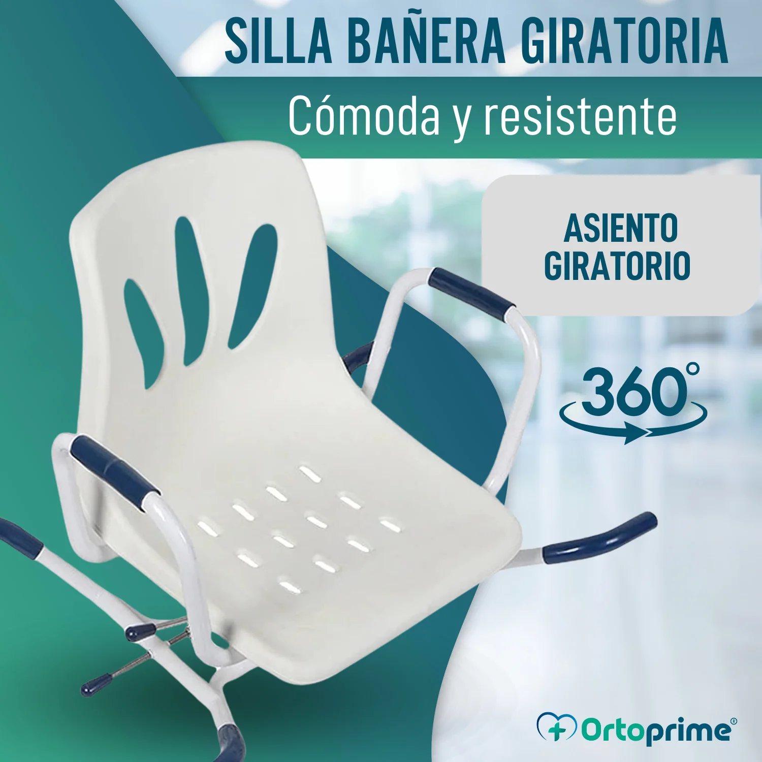 Silla de Bañera Giratoria 360º Confort - Image 3