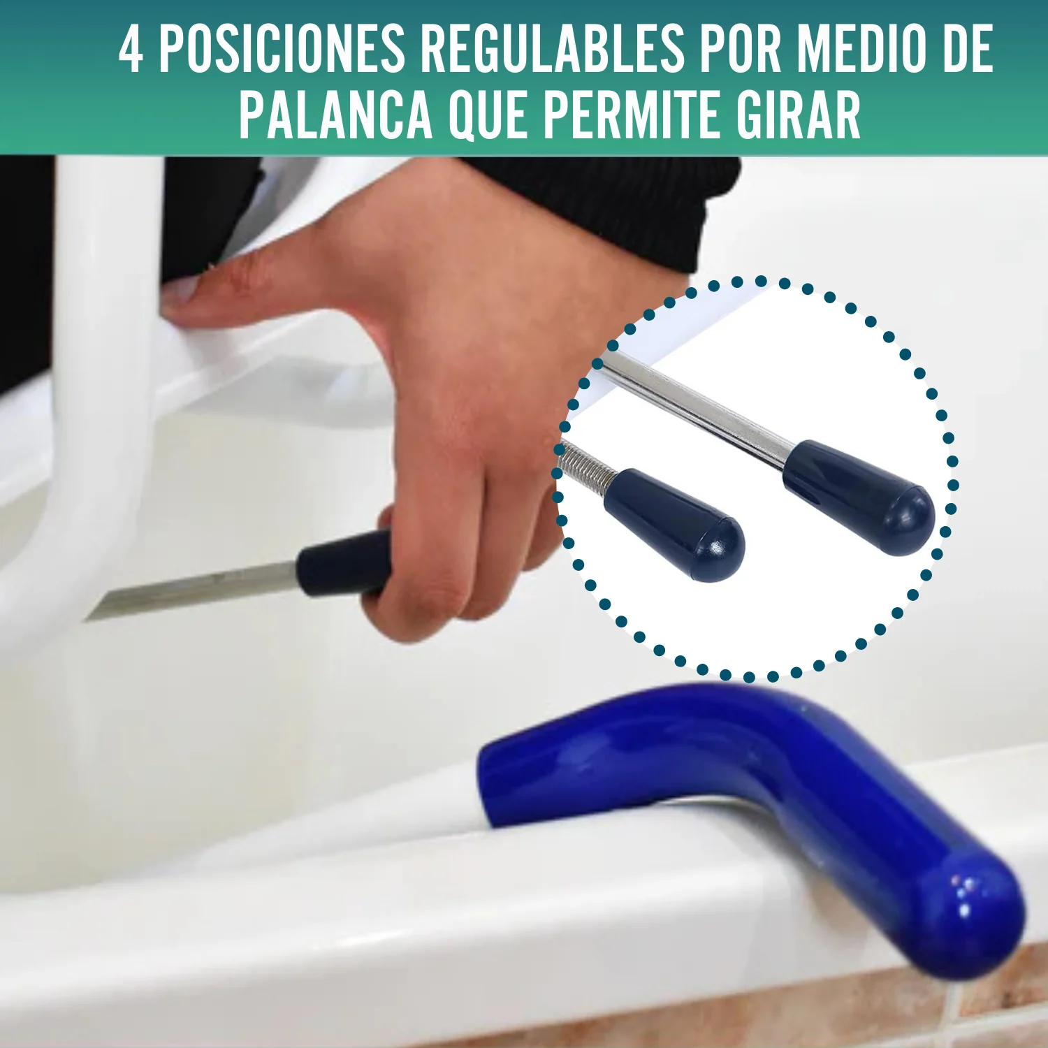 Silla de Bañera Giratoria 360º Confort - Image 9