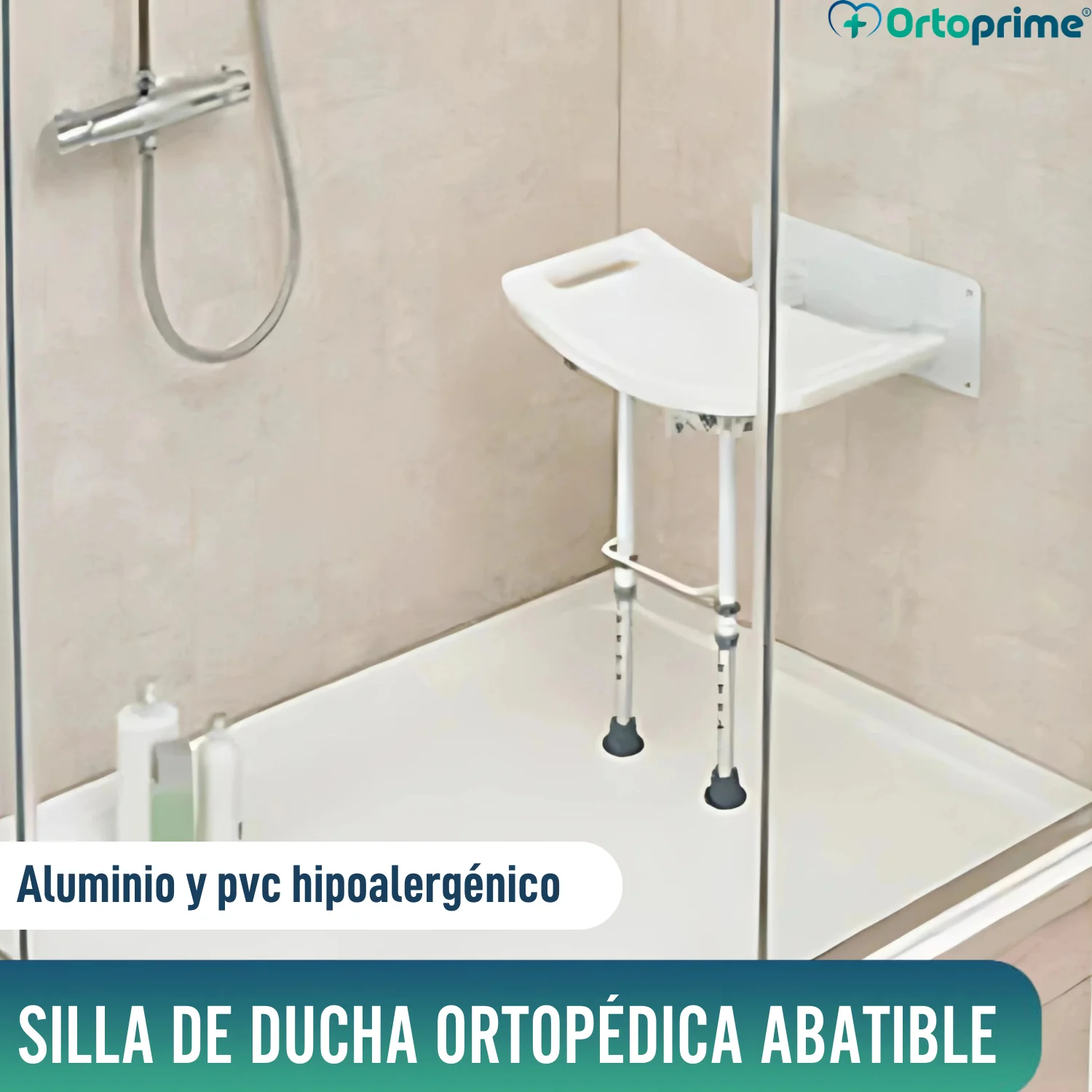 Taburete Abatible de Pared para Duchas | 2 Variantes - Image 6