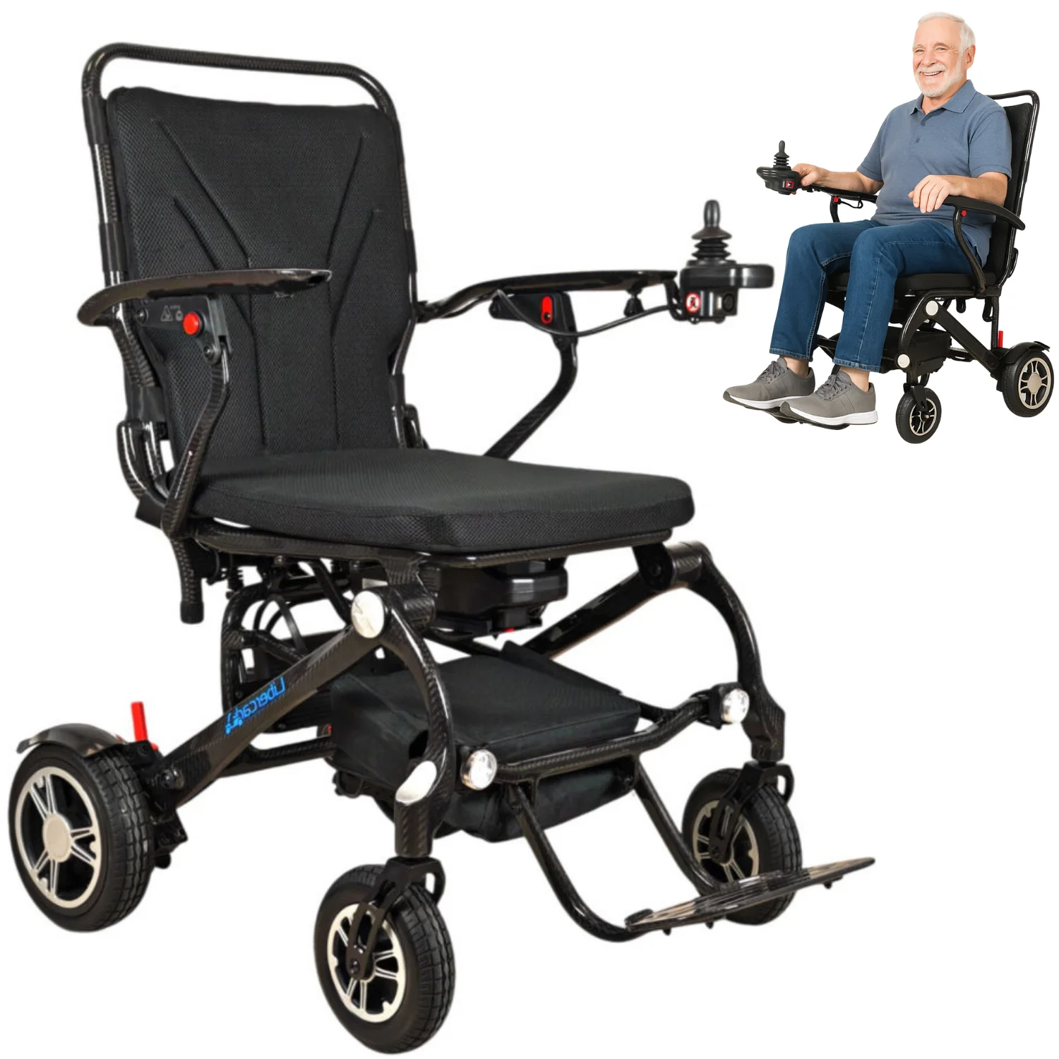 Silla de Ruedas Eléctrica de Alto Rendimiento Transportable