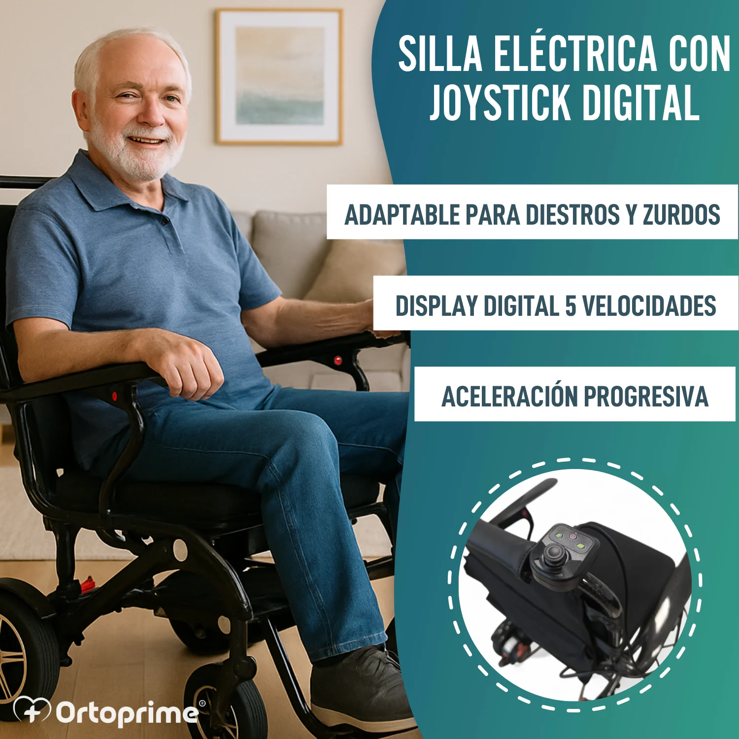 Silla de Ruedas Eléctrica de Alto Rendimiento Transportable - Image 5
