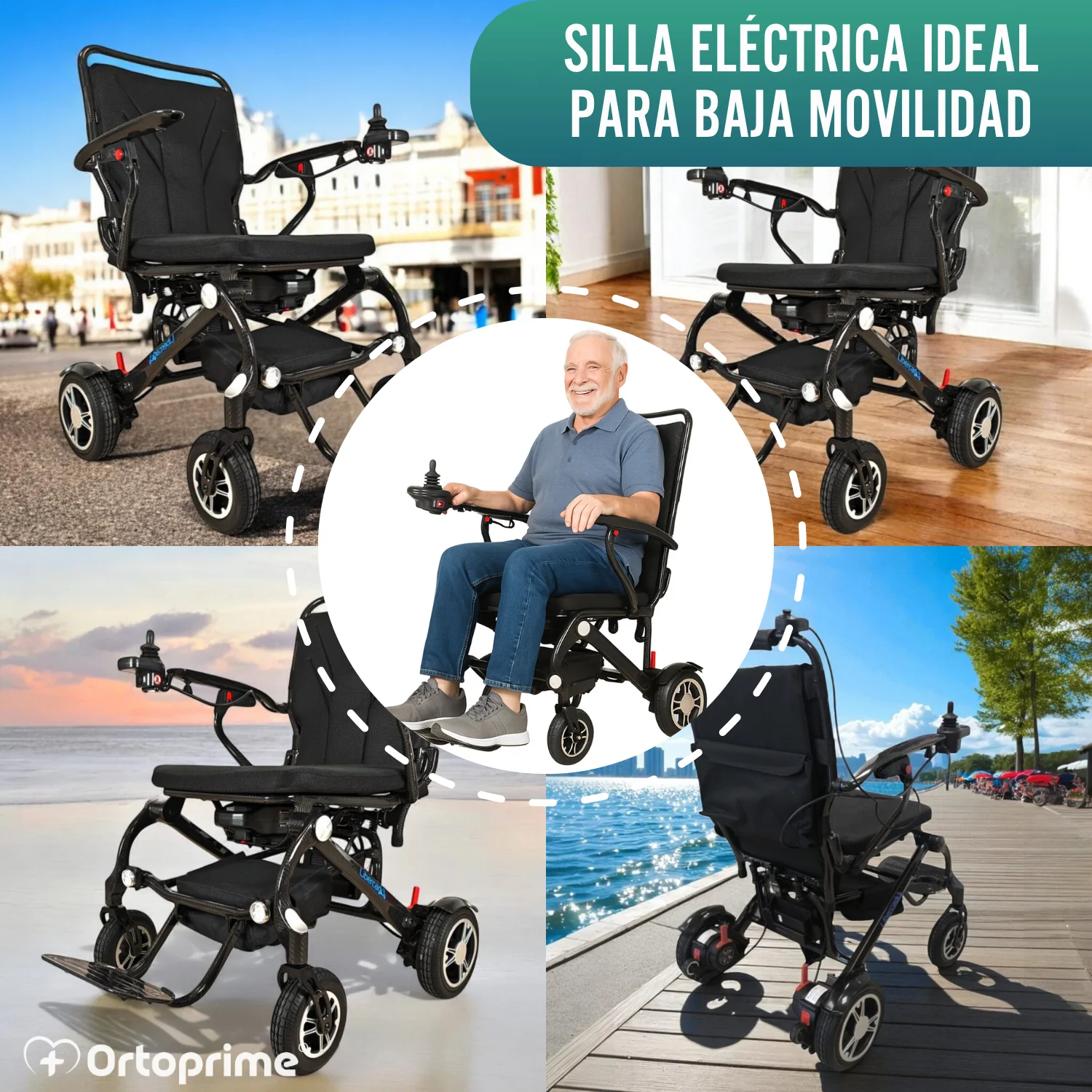 Silla de Ruedas Eléctrica de Alto Rendimiento Transportable - Image 8