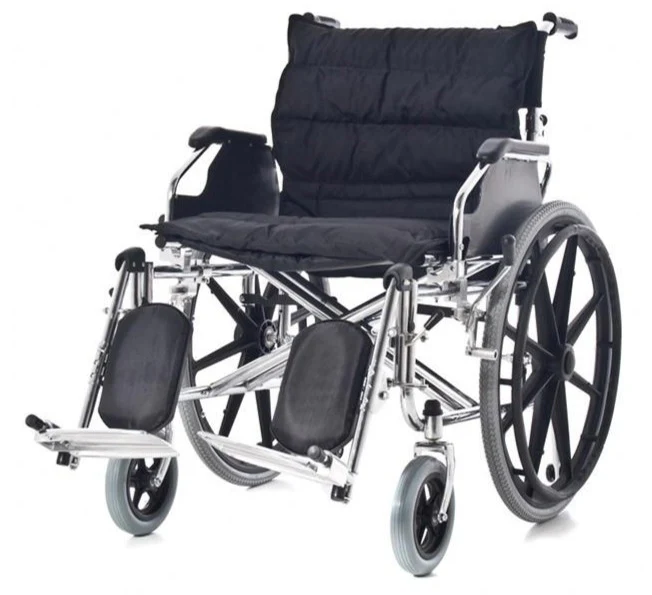Silla de Ruedas Acero | Asiento Ancho Especial - Image 2
