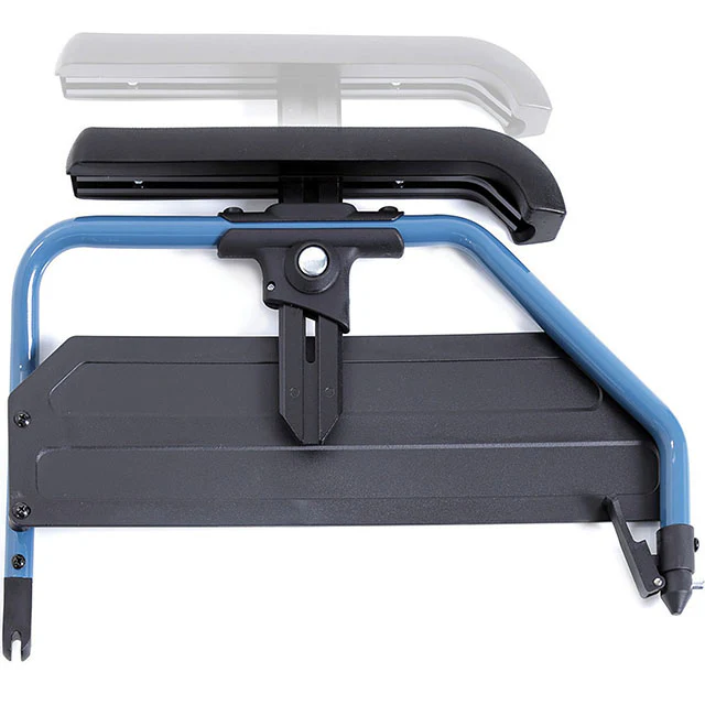 Silla de Ruedas Dual Plegable de Traslado Reposapiés Abatible - Image 5
