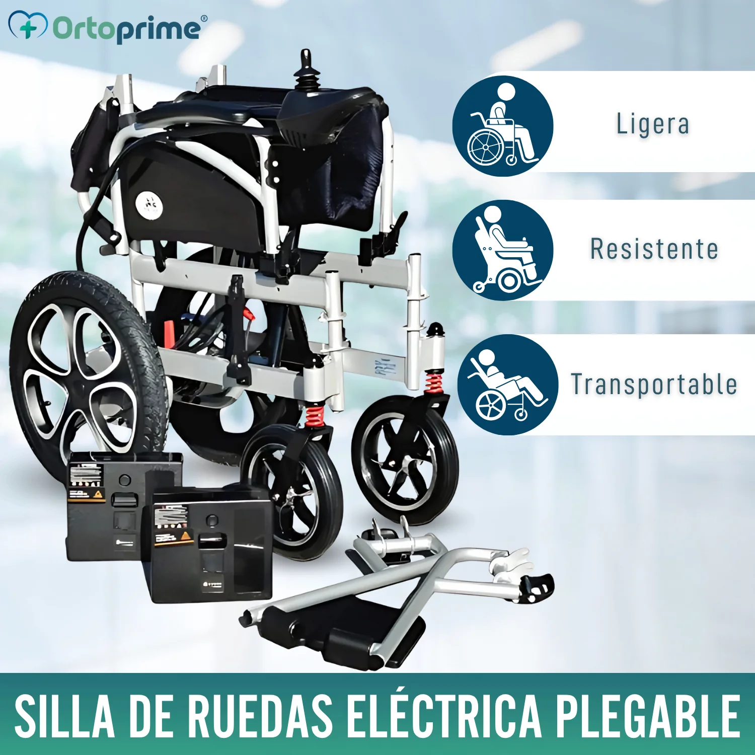 Silla Eléctrica de Ruedas Grandes | con Batería de Litio - Image 6