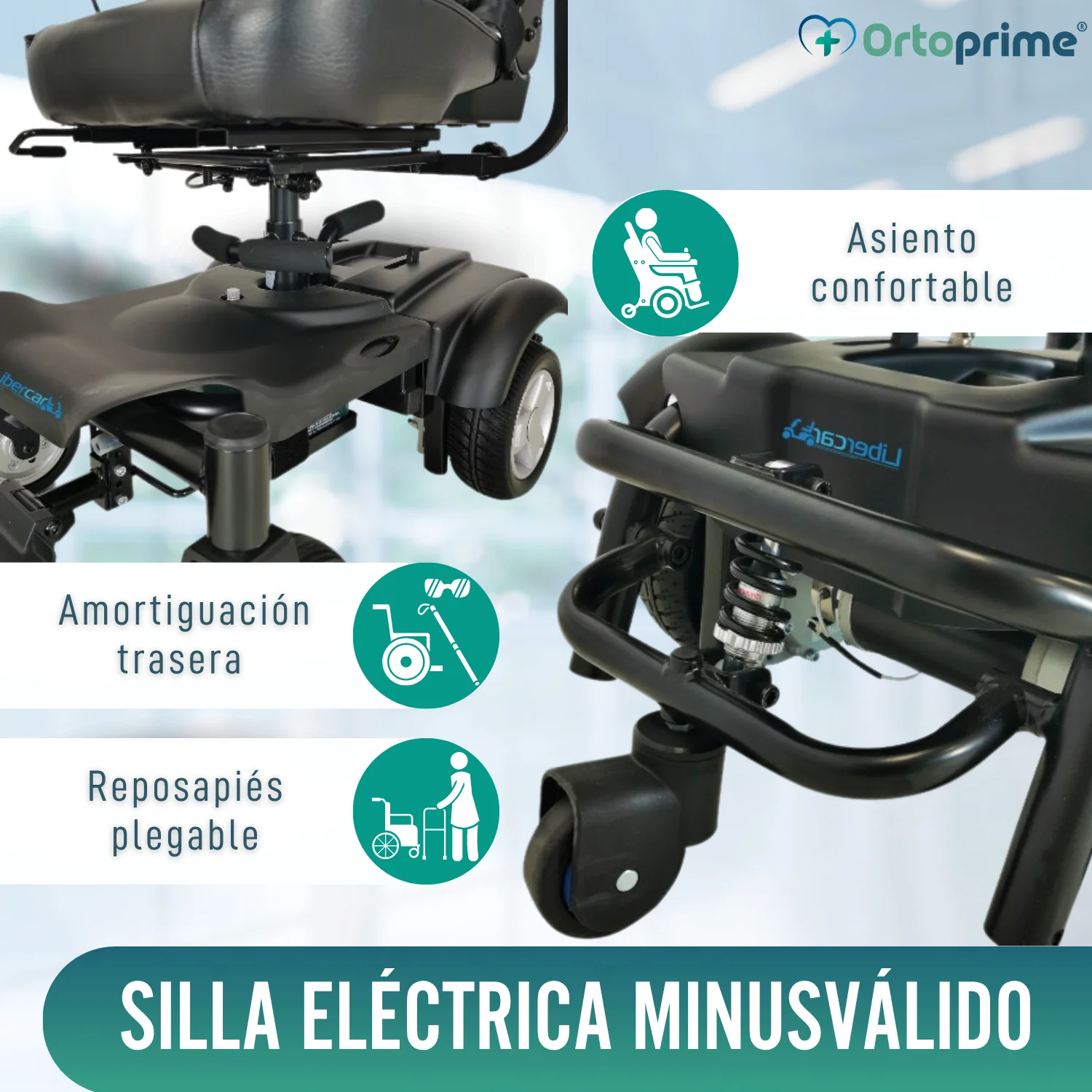Silla de Ruedas Eléctrica Desmontable con Joystick Digital - Image 4