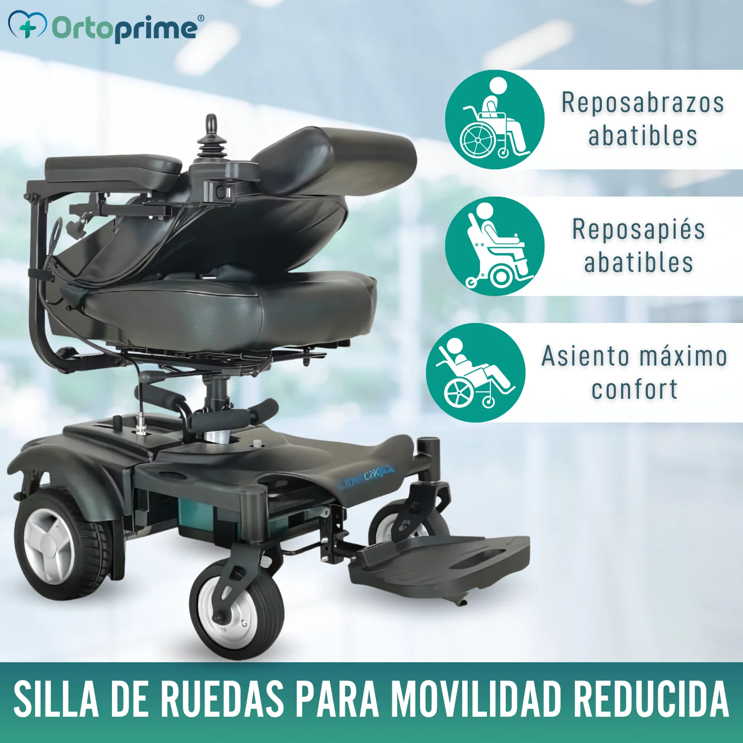 Silla de Ruedas Eléctrica Desmontable con Joystick Digital - Image 6