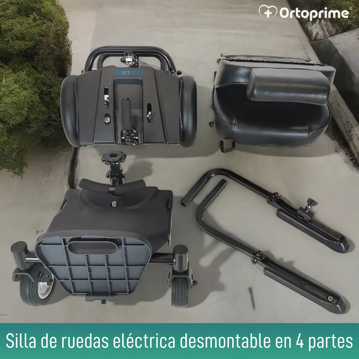 Silla de Ruedas Eléctrica Desmontable con Joystick Digital - Image 7