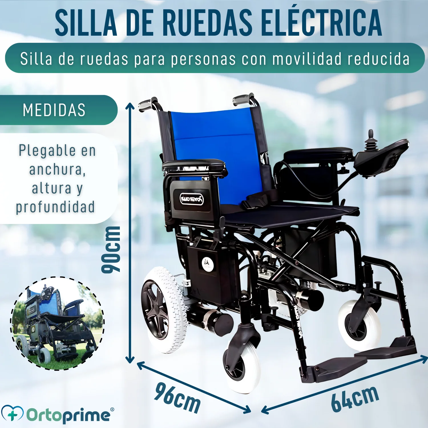 Silla de Ruedas Eléctrica | Sistema de Plegado Rápido - Image 2