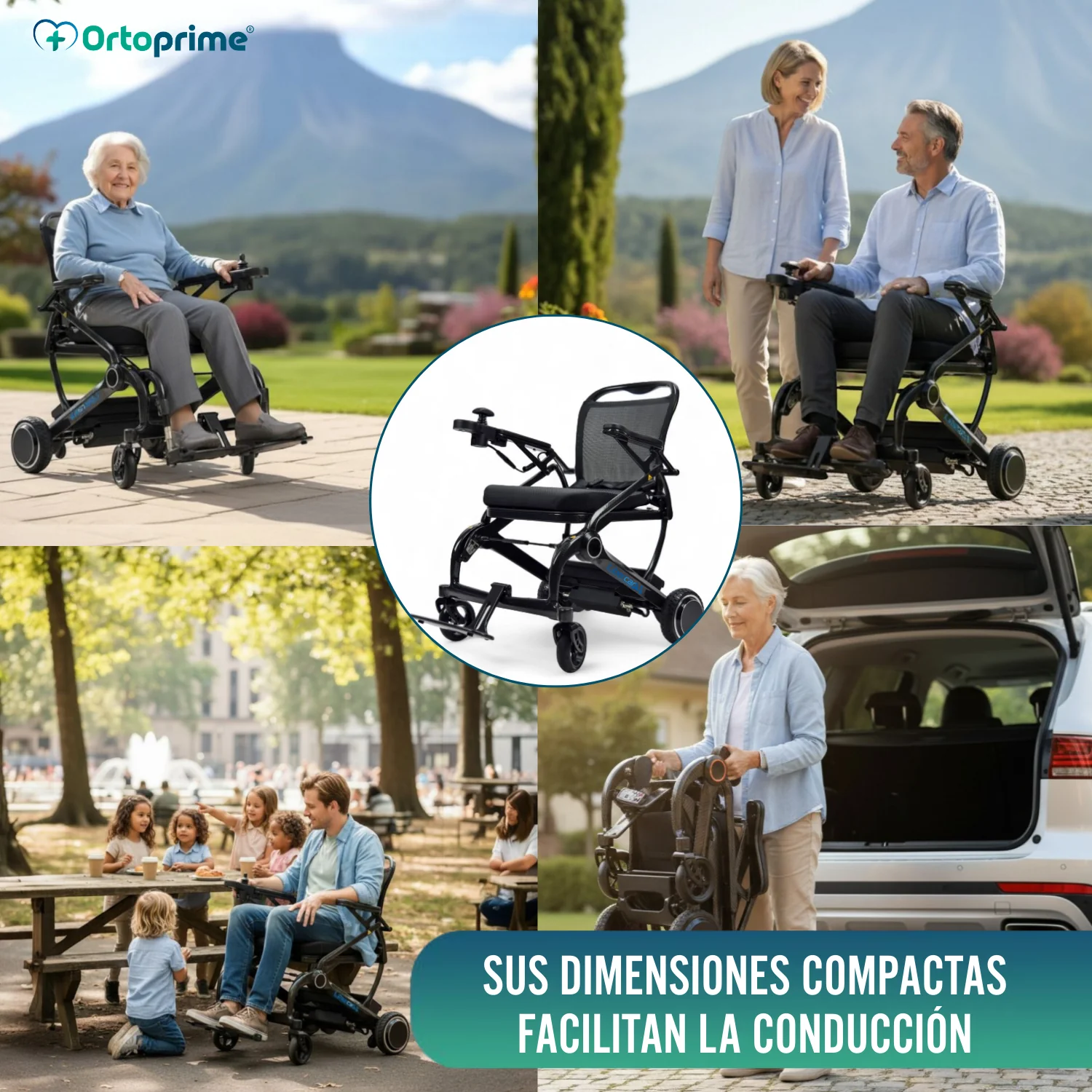 Silla de Ruedas Eléctrica Ultracompacta | Fibra de Carbono - Image 4