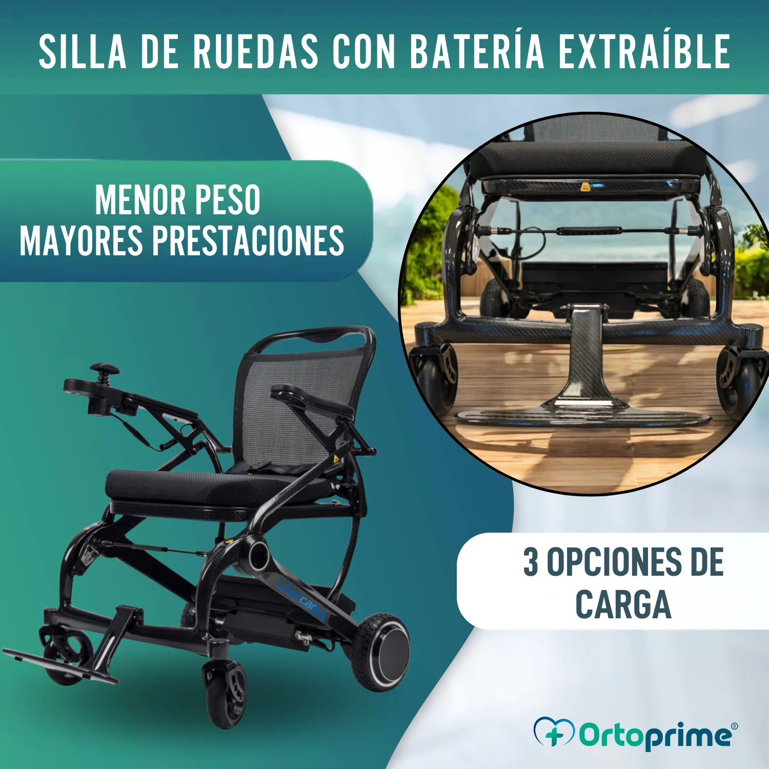 Silla de Ruedas Eléctrica Ultracompacta | Fibra de Carbono - Image 7