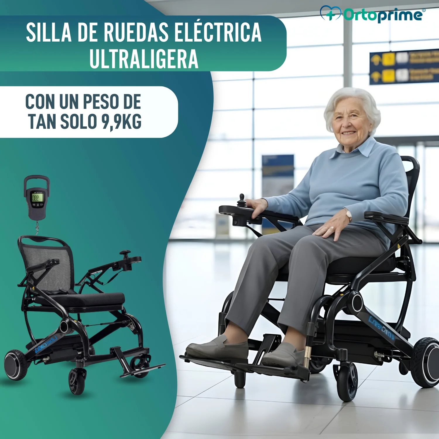 Silla de Ruedas Eléctrica Ultracompacta | Fibra de Carbono - Image 9
