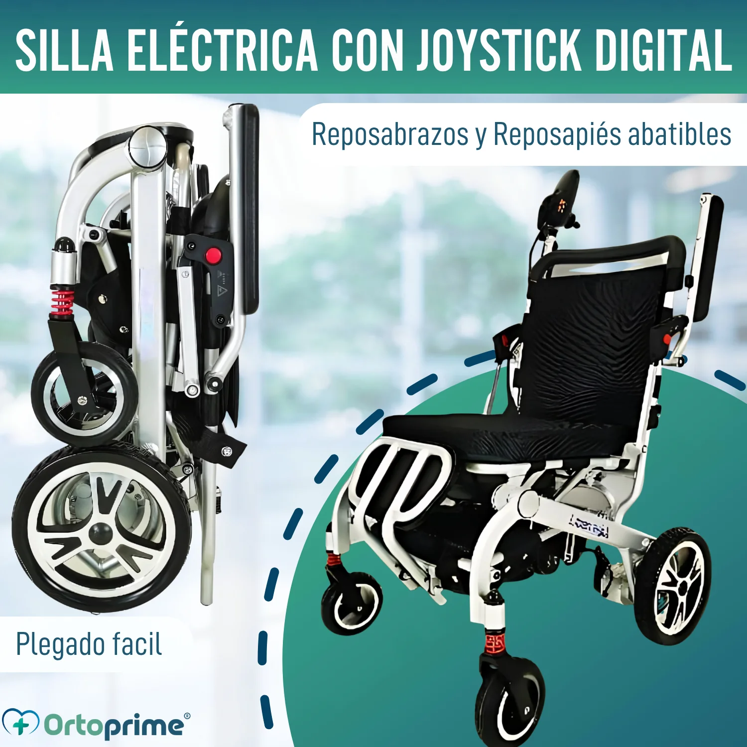 Silla de Ruedas Eléctrica Ultraligera con Batería de Litio - Image 9