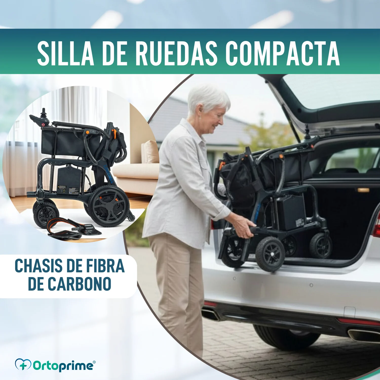 Silla de Ruedas Eléctrica Ultraligera con Motores Brushless - Image 6
