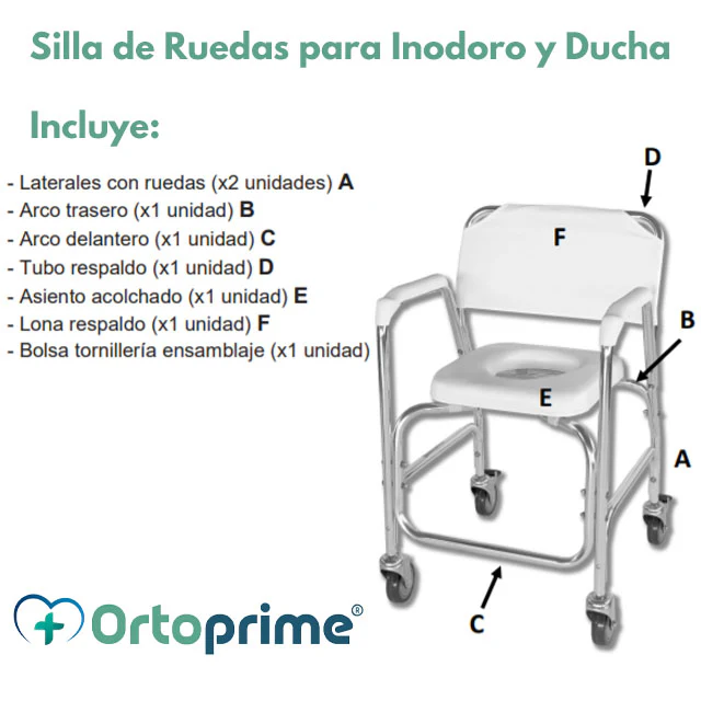 Silla de Ruedas para Inodoro y Ducha - Image 2
