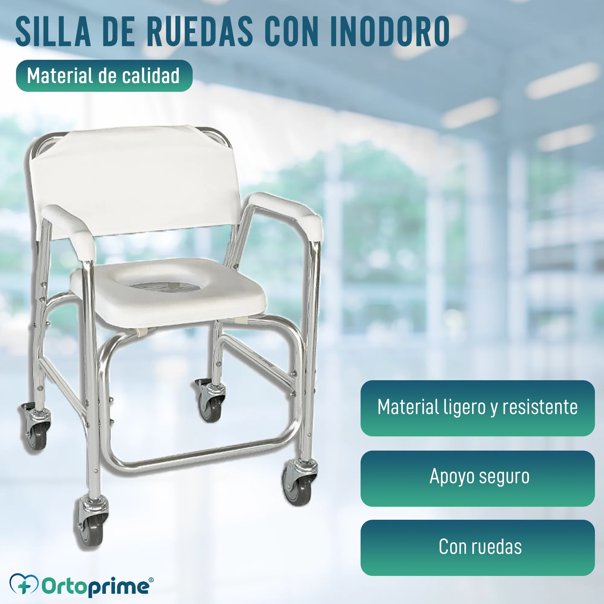 Silla de Ruedas para Inodoro y Ducha - Image 5