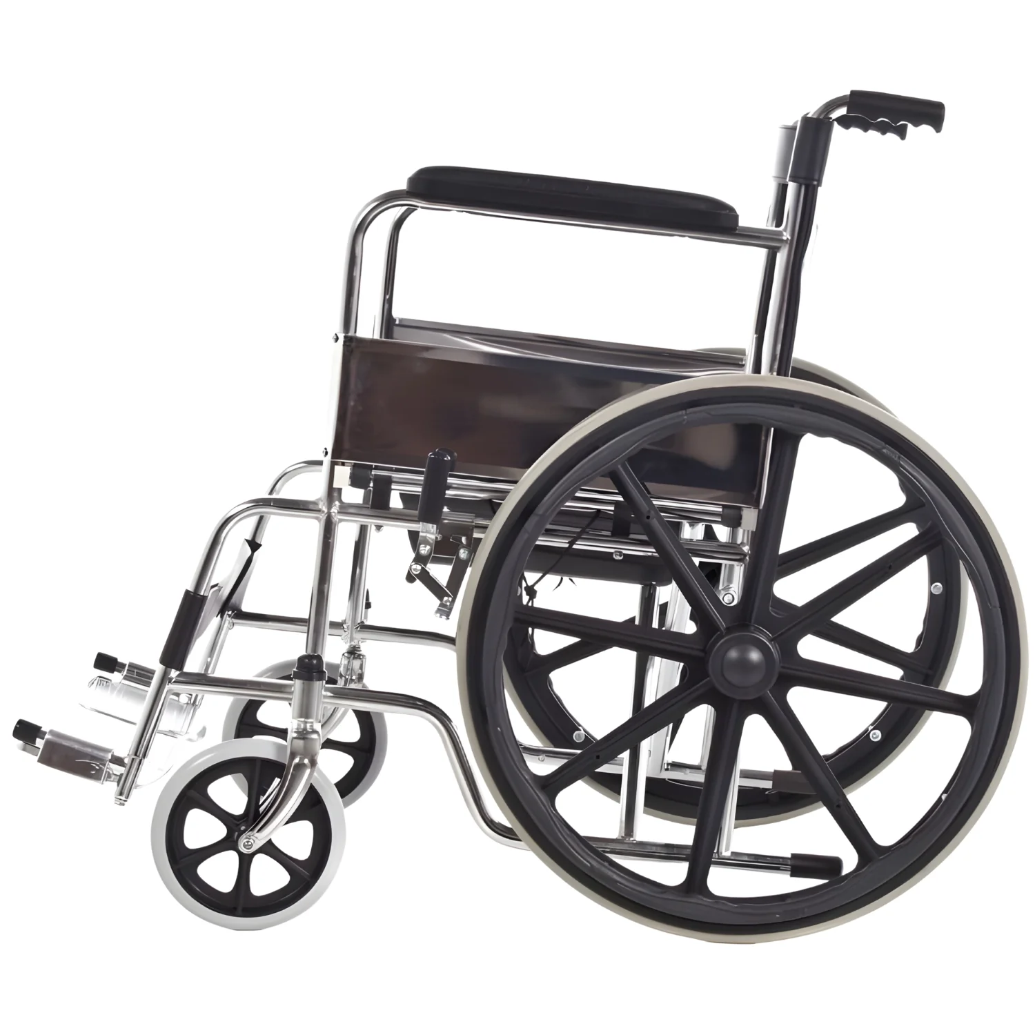 Silla de Ruedas con Asiento WC acolchado - Image 5