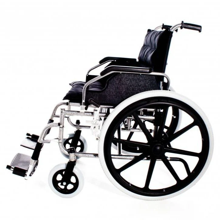 Silla de Ruedas Plegable Acero | Ancho Especial XXL - Image 4