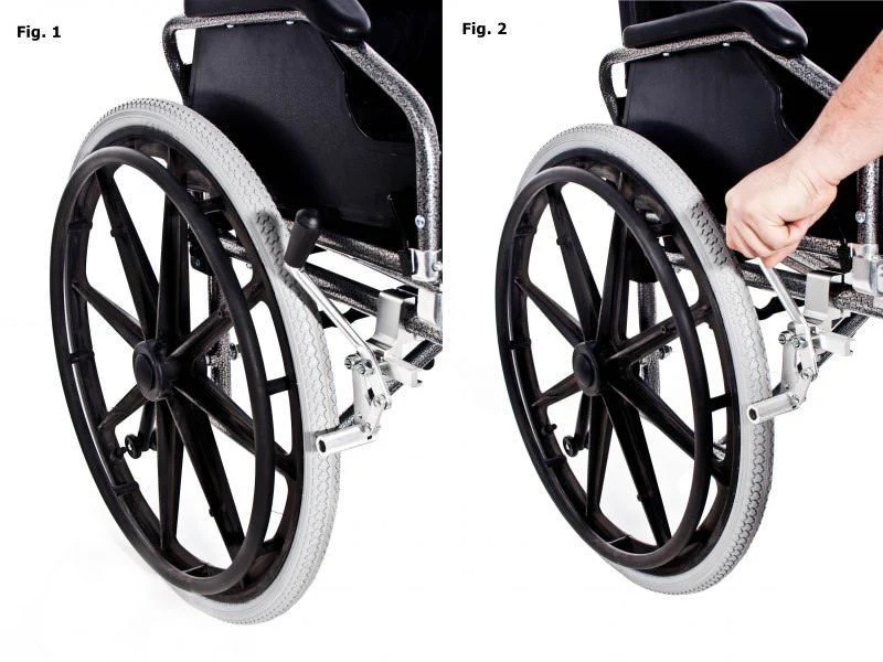 Silla de Ruedas Plegable Acero | Ancho Especial XXL - Image 7