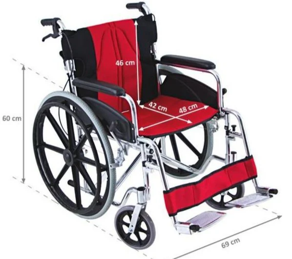 Silla de Ruedas Plegable Aluminio | Compa XXL