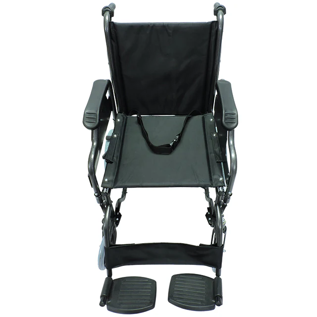 Silla de Ruedas Plegable de Traslado con Correa - Image 2