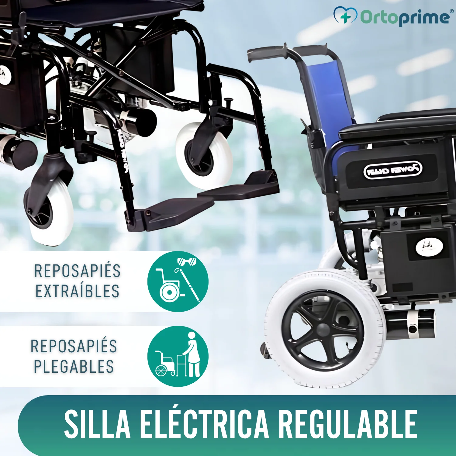 Silla Eléctrica para Movilidad Reducida | Ruedas Macizas - Image 5
