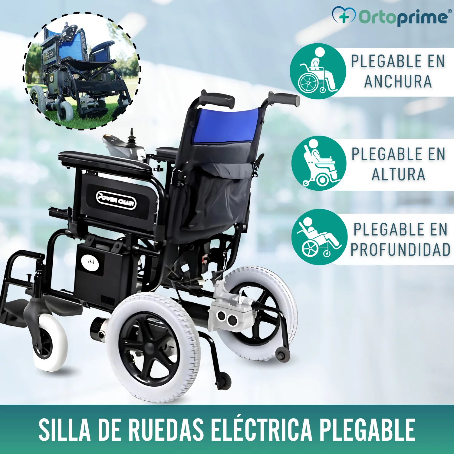 Silla Eléctrica para Movilidad Reducida | Ruedas Macizas - Image 7
