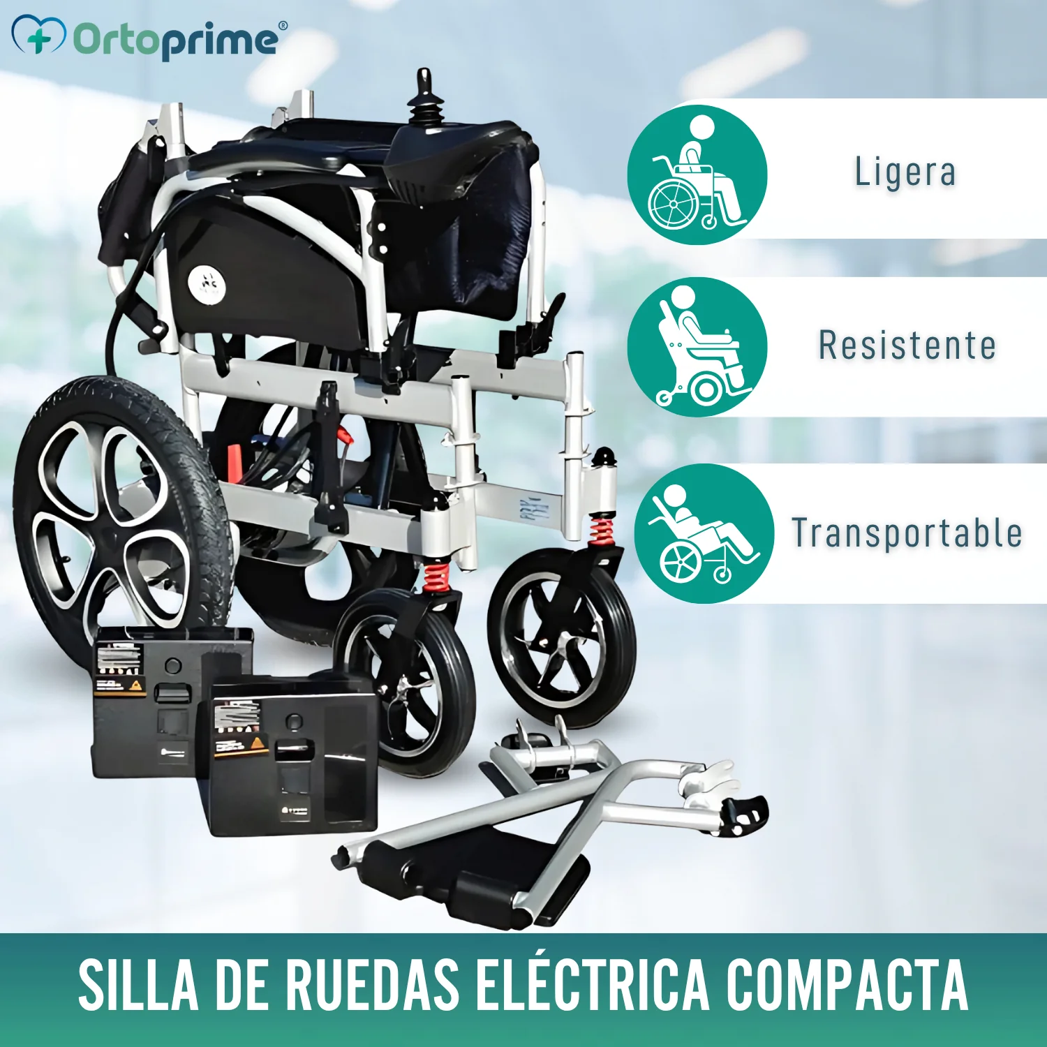 Silla Eléctrica Plegable con Baterías de Gel | 5 Velocidades - Image 6
