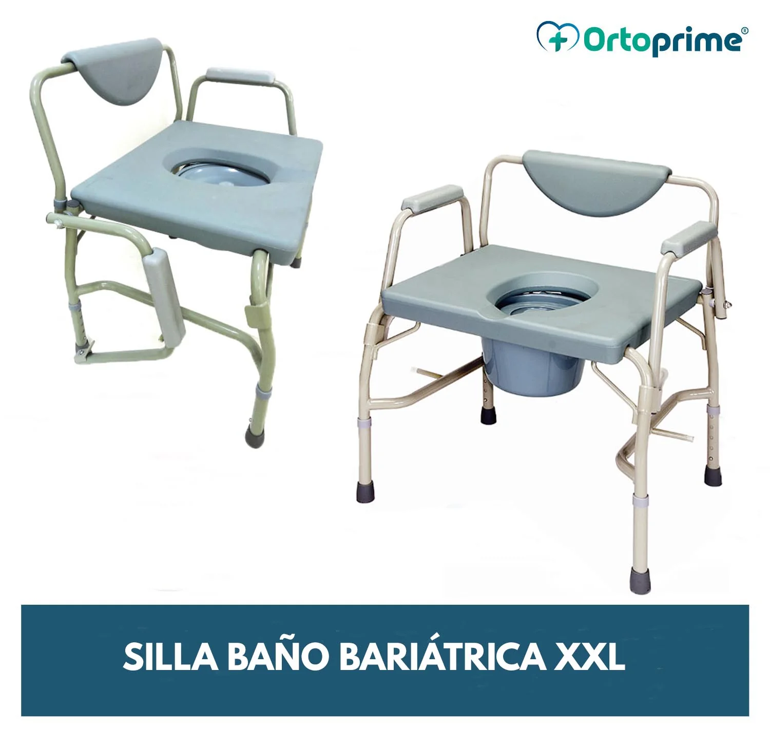 Silla para Baño Bariátrica con Reposabrazos Abatibles - Image 3