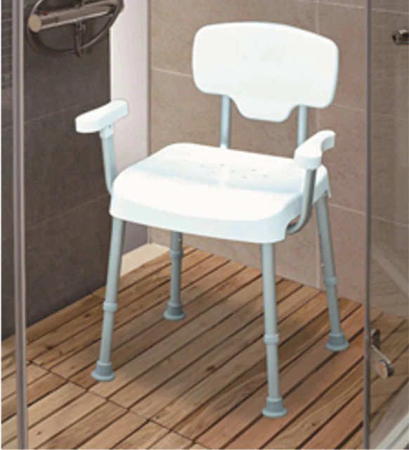 Silla para Baño XL Regulable en Altura con Reposabrazos - Image 3