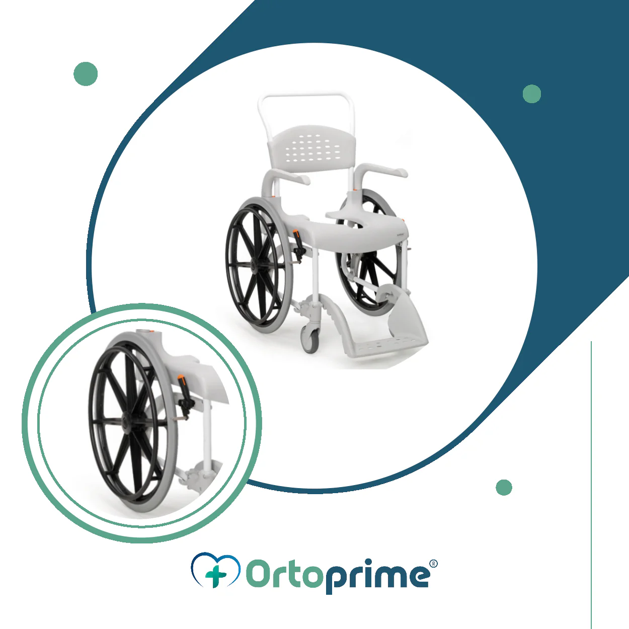 Silla para Ducha y WC Sanitaria Clean Premium - Image 4