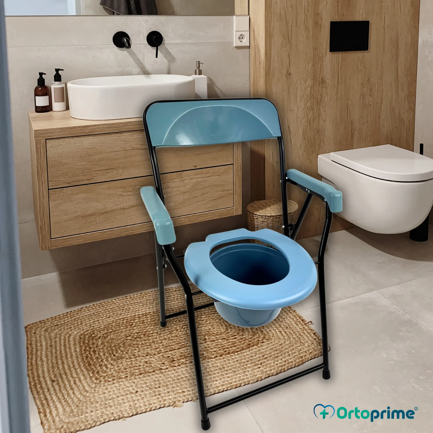 Silla WC Plegable Personas Mayores | Inodoro Portátil Adultos - Image 9