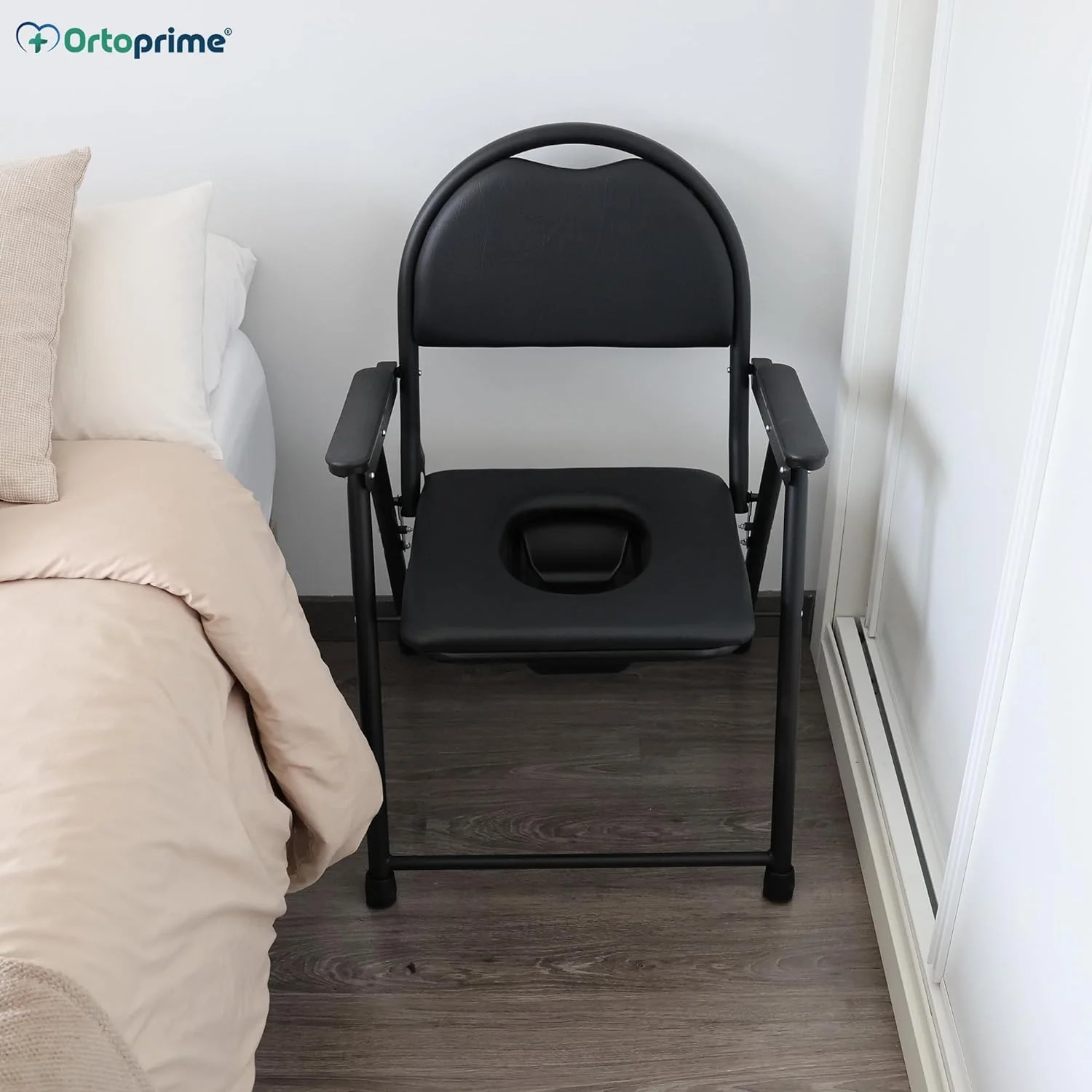 Silla WC Personas Mayores Plegable | Silla Inodoro Portátil - Image 4