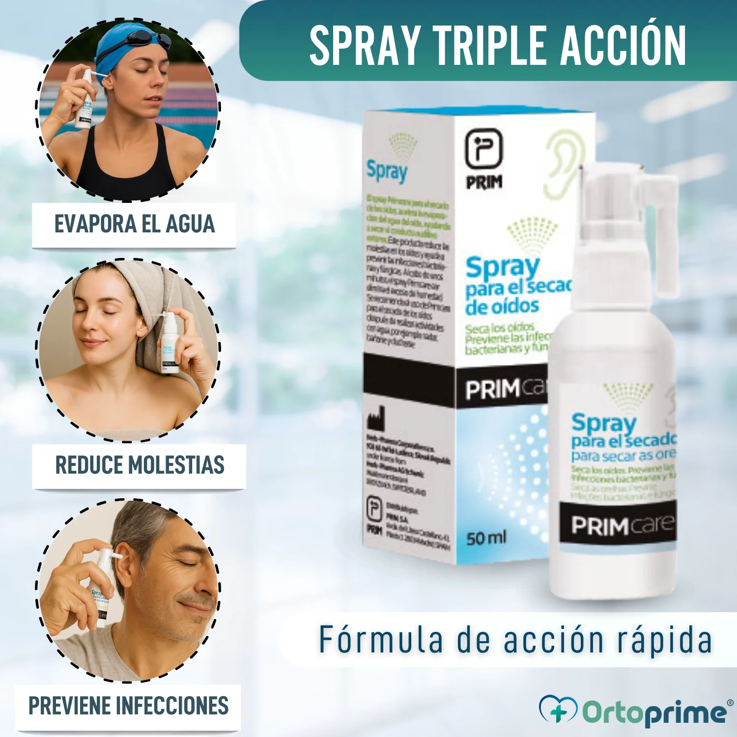 Spray para el Secado de Oídos | Solución de Triple Acción - Image 2