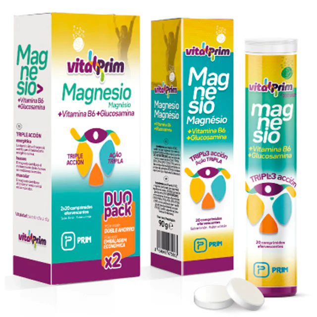 Suplemento Magnesio con Vitamina B6 | Pack 40 comprimidos