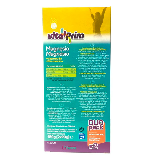 Suplemento Magnesio con Vitamina B6 | Pack 40 comprimidos - Image 4
