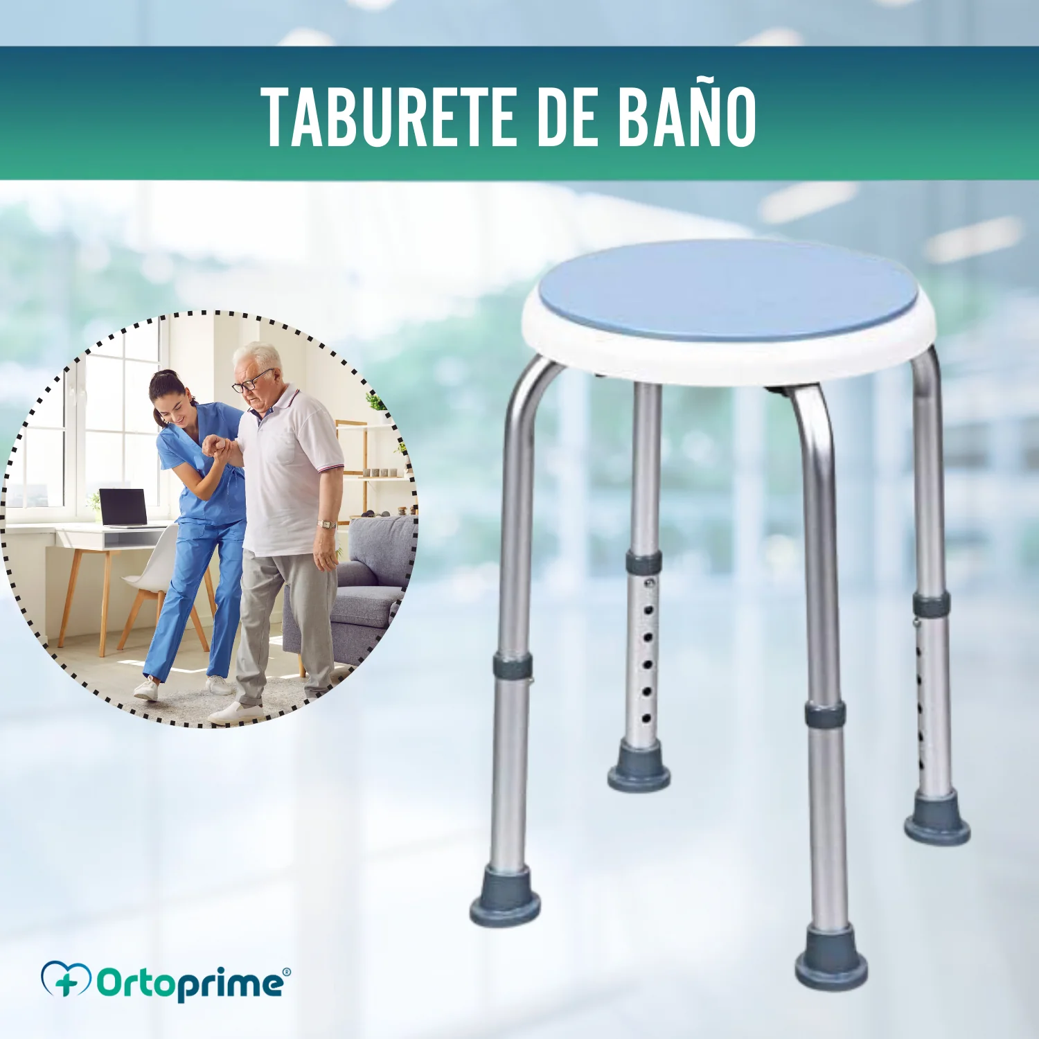 Taburete de Baño Giratorio - Image 6
