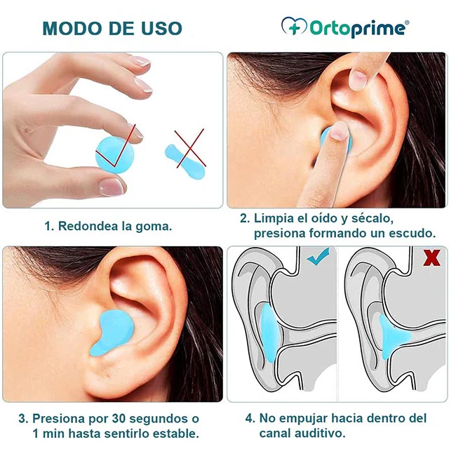 Tapones de Silicona para Dormir Moldeables | Uso Diario - Image 6