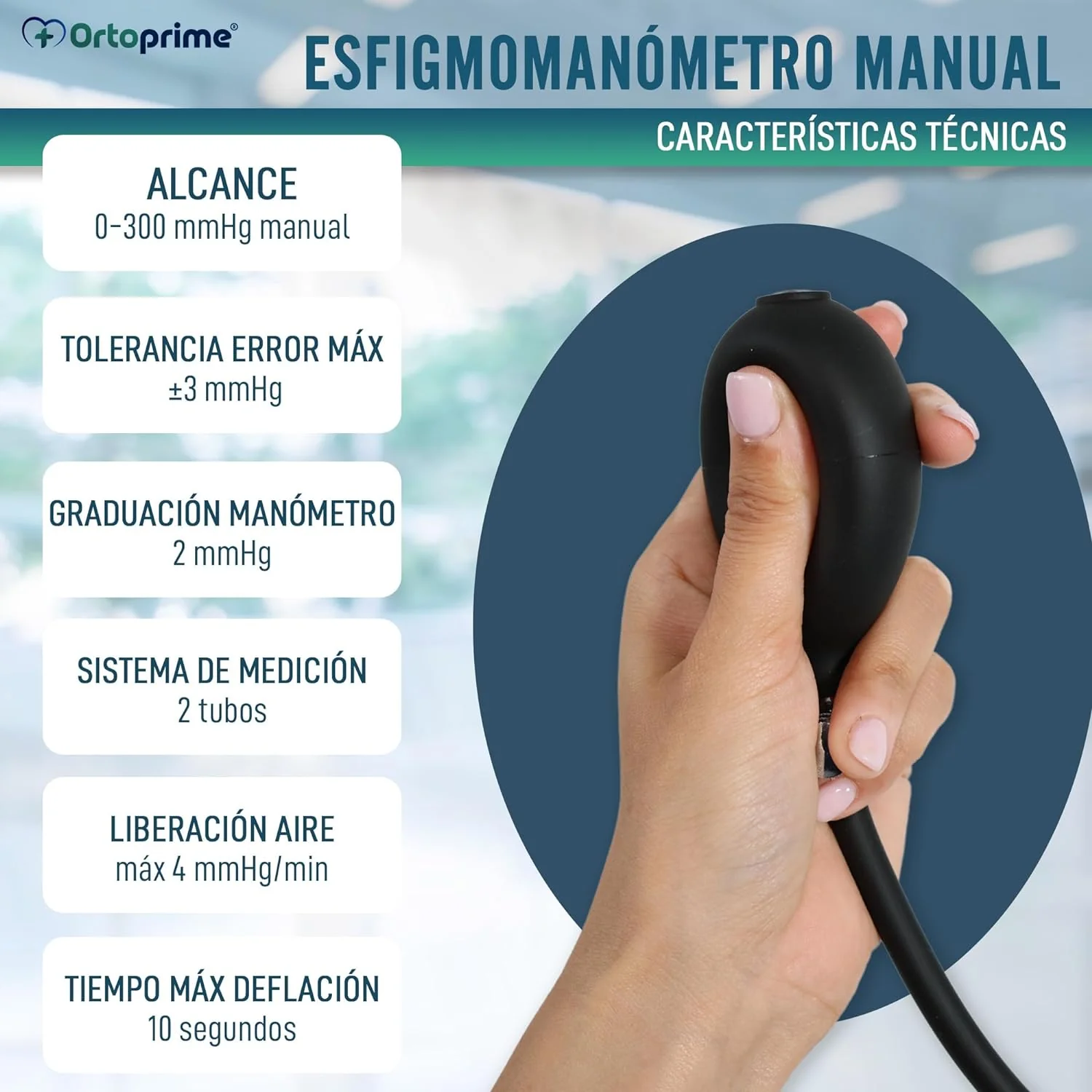 Tensiómetro de Brazo Manual Profesional Esfigmomanómetro - Image 4