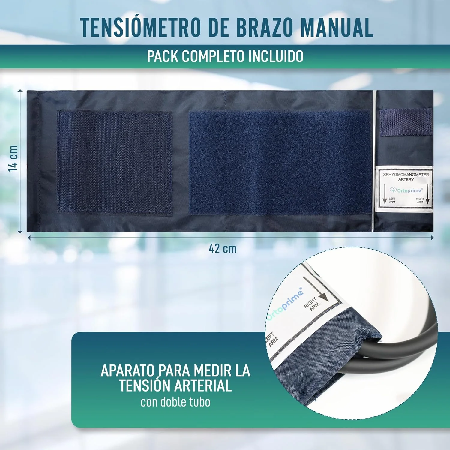 Tensiómetro de Brazo Manual Profesional Esfigmomanómetro - Image 7