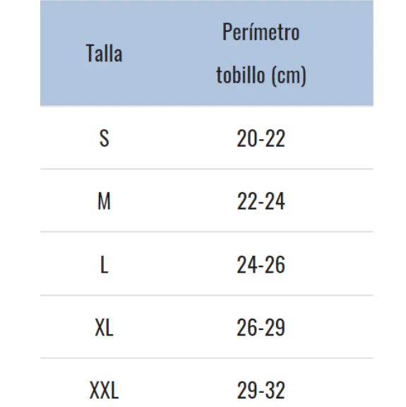 Tobillera Estabilizadora para Vendaje en 8 con Cierres Tibiales - Image 4