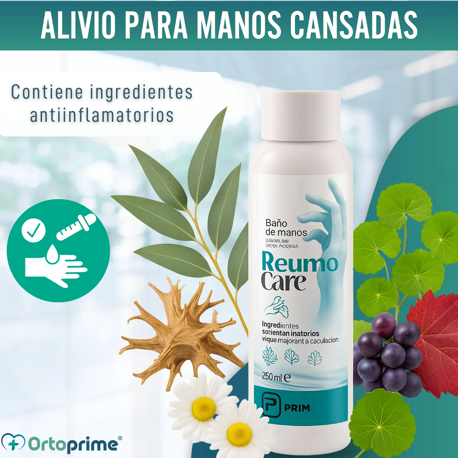 Tratamiento Regenerador de Manos| Baño Antinflamatorio 250ml - Image 6