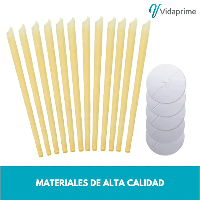 Velas para Oídos Limpieza Efectiva y Segura | Pack de 12 Conos - Image 5