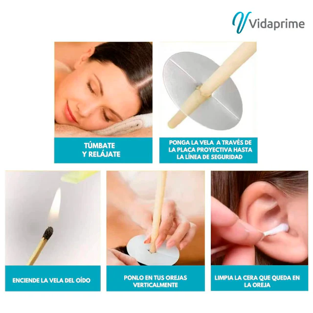 Velas para Oídos Limpieza Efectiva y Segura | Pack de 12 Conos - Image 8